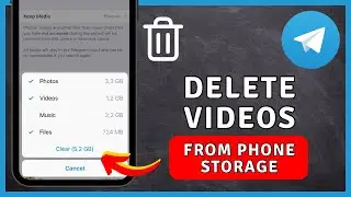 How to Delete Telegram Videos From Phone Storage | Telegram Tutorial