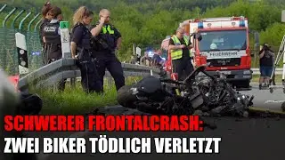 Zwei Motorradfahrer sterben bei Frontalcrash auf Landstraße am Köln/Bonn Airport | 25.07.2025