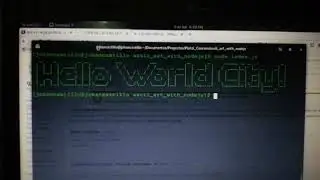 Hello World City! With Ascii-art and Node.js