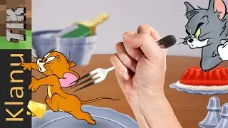 Eating TOM & JERRY Food in Real Life! Klanu Tik ASMR Sounds