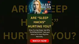 Sleepmaxxing Explained: What Actually Improves Sleep (And What Makes It Worse) #shorts