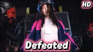 [Superheroine highlight] Gao Pink's Surrender vs. Orc Heroine Defeated #Superheroines #powerrangers