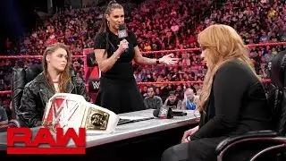 Ронда Раузи обещает отобрать руку у Наи Джакс и её титул: Raw, 21 мая 2018 г.