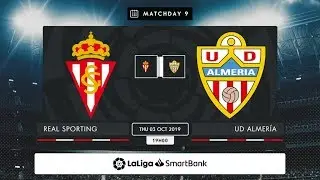 Real Sporting - UD Almer&iacute;a MD9 J1900