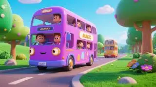 🚌 Magic Bus Journey | Fun and Magical Adventure Song for Kids! 🎶