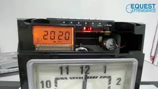 Music Bell Setting For Punch Card Machine KIMI KT 9800 Time Recorder Bunyi Loceng Siren