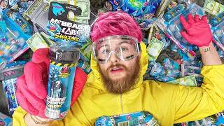I Opened 100 Mr Beast Toys! (Hyper Chrome Panther)