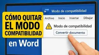 How to REMOVE COMPATIBILITY MODE in WORD (EASY SOLUTION)⚙️📝 @masquetips