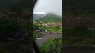 Navi Mumbai  Panvel Hills View Point in rainy season.