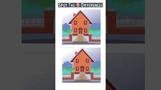 Find 5 Differences in 14 Seconds 🏠 Only Sharp Eyes Will Win!  #ytshorts #findthedifference