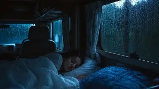 A Lonely Night, a Parked Car, and Falling Rain 🌧️ Sleep ASMR