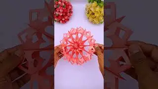 How to Make 3D Paper Snowflake Step by Step | Easy DIY Winter Craft ❄️✂️