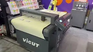 VICUT roll feeding DTF cutter/dtf cutting machine VFC90
