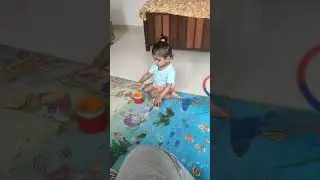 Toy for 1-2 years old baby || Colored stacking cups|