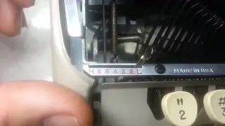Smith Corona Typewriter Touch Control Lever Slider Operation