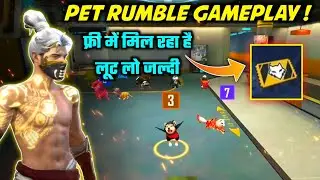Pet Rumble Free Fire | How To Get Pet Rumble Custom Card | Gameplay | How to Play Pet Rumble