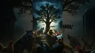 Chickenman vs The Wolves 😱😂