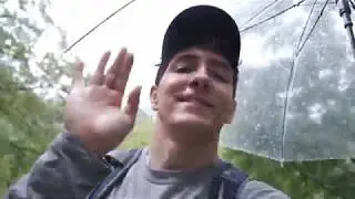 Rainy Silver Temple Walk Around (Feat. DANK UMBRELLA ASMR)