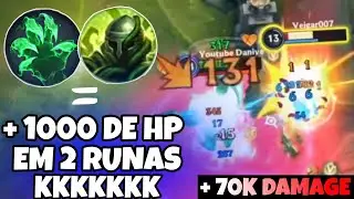 STACKEI 1000 DE VIDA S&Oacute; COM RUNA NO DR.MUNDO KKKKKKK | WILD RIFT