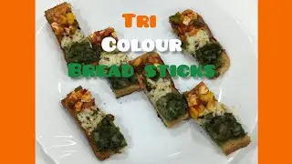 Tri Colour Bread Sticks Celebrating Independence Day 🇮🇳 Easy, Tasty Party Time 