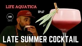Late Summer Cocktail Idea! Plums, Sage, and Rum: Happiness Bar