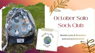 October 2025 Solo Sock Club - Halloween Socks - October Bliss Box reveal - Ep 22