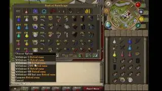 How to gear up Quick / Organize Bank for Pking (Runescape)