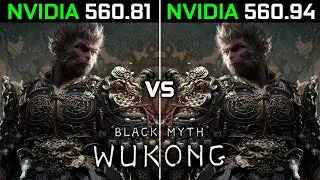 Black Myth Wukong: Nvidia Drivers Update (560.81 vs 560.94) RTX 4060 Ti