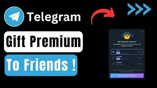 How To Gift Telegram Premium To Friends !