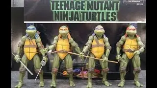Walmart Exclusive: Neca Teenage Mutant Ninja Turtles: Movie Turtles Review