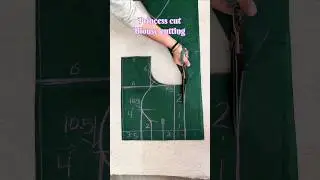 Princess cut Blouse sikhe #sewing #stitch #blouse #shorts #viral #trending #youtubeshorts #fashion