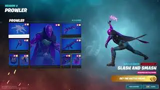 Slash and Smash Emote in Fortnite 20.20 Update ! Fortnite Prowler Chapter 3 Season 2