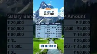SIP guide by salary band! 😱 #mutualfund #stockmarket #motivation #trending #sip #wealthcreation