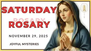 СУББОТА, СВЯТОЙ РОЗАРИЙ 🌹 29 НОЯБРЯ 2025 ГОДА 🌹 РАДОСТНЫЕ ТАЙНЫ РОЗАРИЯ 🌹 @DailyRosaryJourney 🌹🌹🌹
