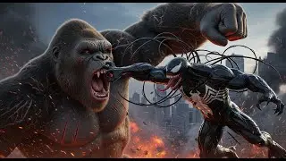 King Kong vs Venom &ndash; The Battle That Destroyed an Entire City: An Epic MonsterVerse Showdown!