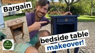 Bargain bedside table makeover || My daily life in the French countryside