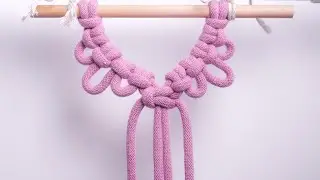 Patrón para Tapiz con Nudo Alondra🧵| Tutorial fácil de Macramé Paso a Paso #tutorialmacramé #macrame