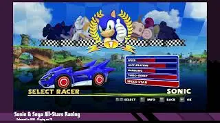 Twitch VOD - Sonic the Marathon 2 - Ep. 35 [Sonic & Sega All-Stars Racing]