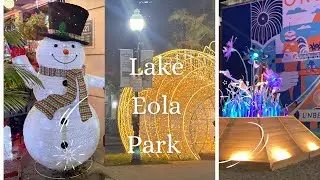 Christmas in Lake Eola Park, down town Orlando 