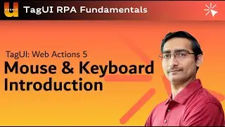 TagUI Web actions Mouse and Keyboard Actions Introduction