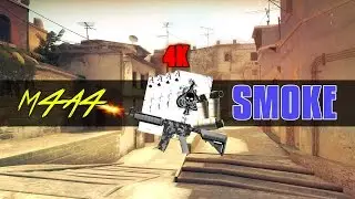 AMAZING M4A4 4K THROUGH SMOKE (CS:GO MIRAGE)