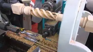 autom&aacute;tica de torneado de madera del CNC y la m&aacute;quina del torno fresado
