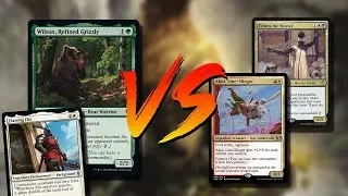 Wilson Refined Grizzly / Flaming Fist | 1v1 EDH Magic Online Game Play | tribalkai