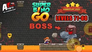 Super Bino Go - Levels 71-80 + BOSS (Android Gameplay)