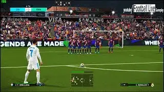 PES 2018 | Eibar vs Real Madrid | Ronaldo Free Kick Goal | Gameplay PC