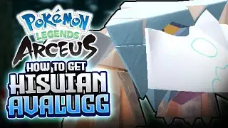 How to Get Hisuian Avalugg! Pokemon Legends: Arceus Guide!