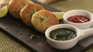 Green Peas Stuffed Aloo Tikki | Sanjeev Kapoor Khazana