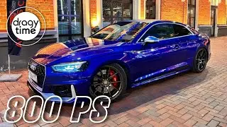 800 PS Audi RS5 Stage 3 | STOCK ENGINE | Extreme fast acceleration from 100-200 Km/h 
