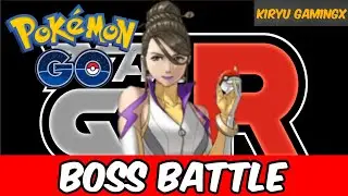 Pokemon GO (Mobile) Sierra Team Rocket Leader Battle!