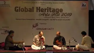 Global Heritage Art Fest 2019 | Carnatica | SPSS | Carnatic Violin | Vittal Ramamurthy & VVS Murari